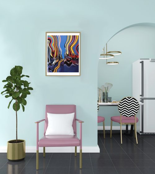 distorted visions original painting signed archival print by melzarts